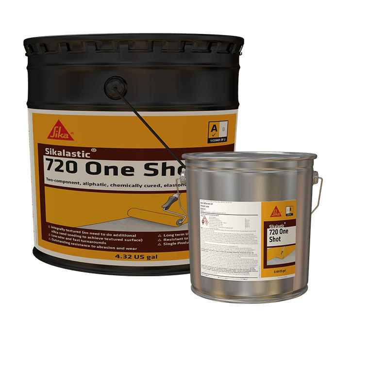 SIKALASTIC 720 ONE SHOT GRAY 4.8 GAL KIT